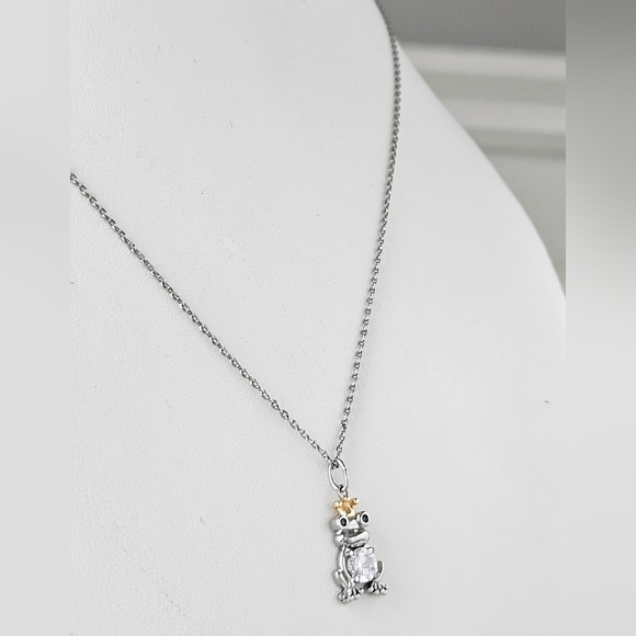 Frog Prince Necklace, Charmed Aroma Fairy Tale Collection - Picture 2 of 5